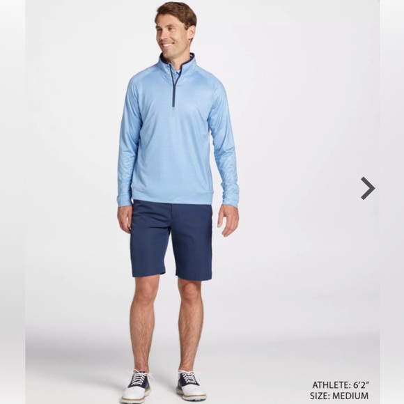 Walter Hagen Men's Lightweight 1/4 Zip Pullover - XXL -Stripe Daybreak Blue/Grey - Picture 7 of 7